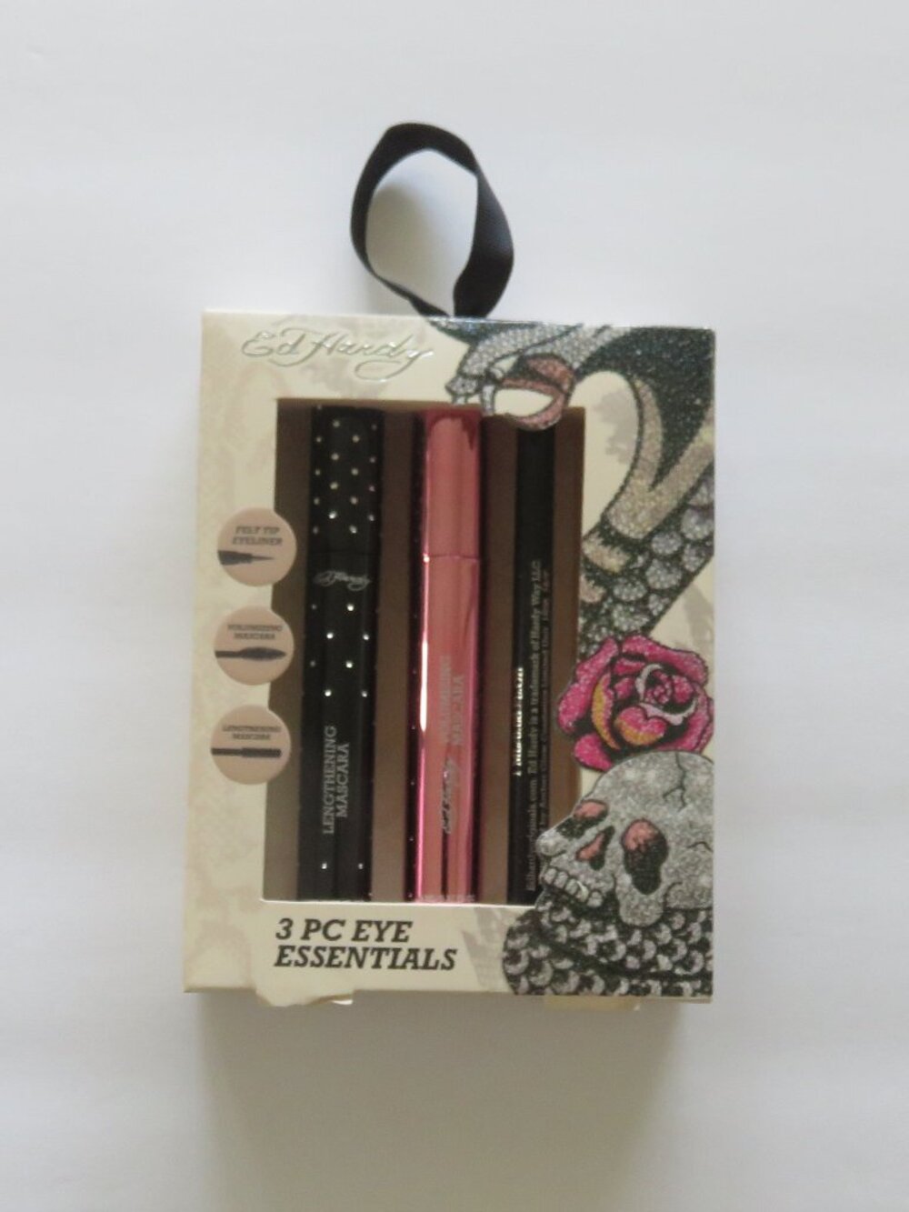 (#128)  Ed Hardy 3 pc Eyeliner Essentials Set